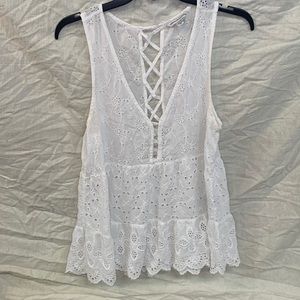 American Eagle Crochet Tank